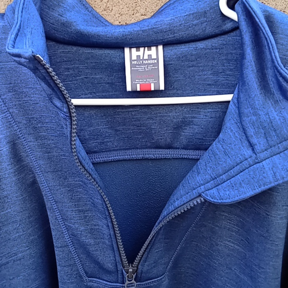 Helly Hansen Blue Half-Zip Pullover - image 3